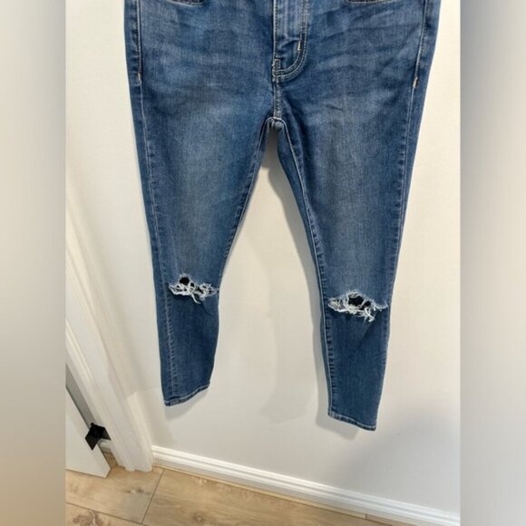 EUC- CURRENT ELLIOTT SKINNY DISTRESSED JEANS - Picture 2 of 7